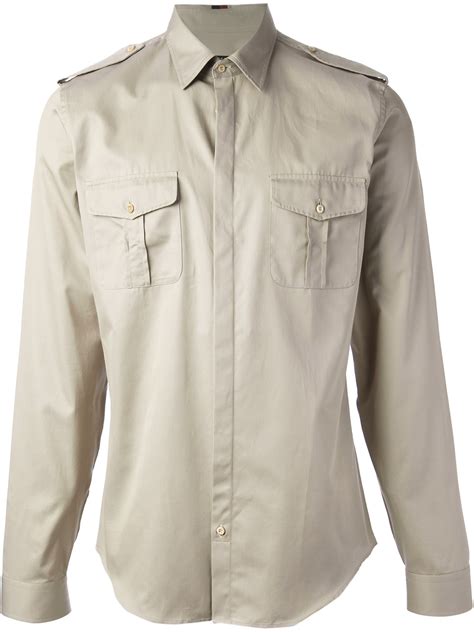 gucci military style shirt|gucci shirt transparent.